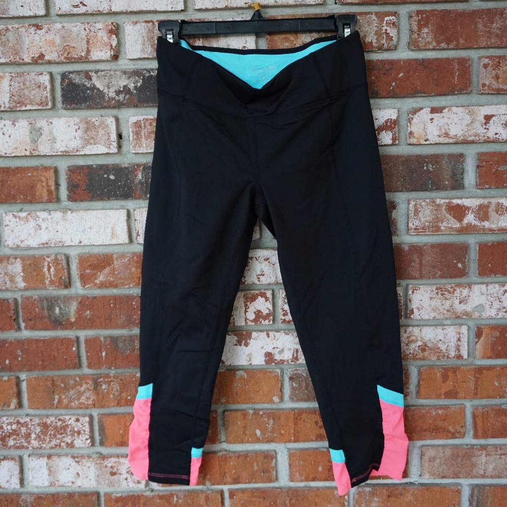 Calvin Klein Black, Pink, and Blue Yoga Pants